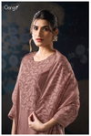 Calyn 3132 By Ganga Cotton Satin Printed Embroidery Dress Material Online Wholesale